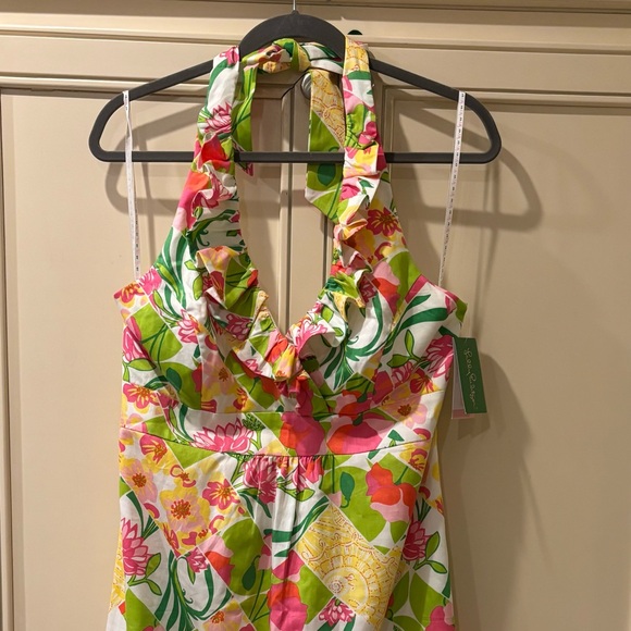 Lilly Pulitzer dress size 12- Halter - Picture 2 of 13